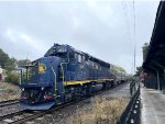 NJT GP40PH-2 # 4109 pushes the consist away from Boonton Station